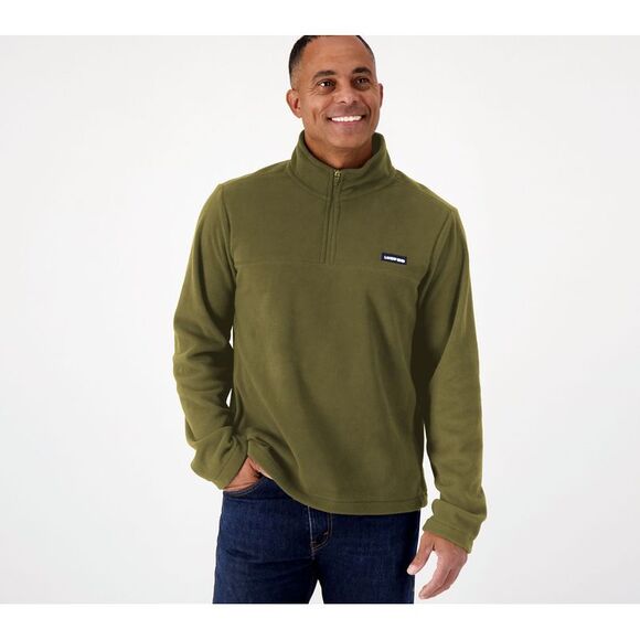 Lands' End Women's Top Sweater Sz 2XL (XXL) Mens' Regular Quarter Green A548901 - Picture 1 of 4